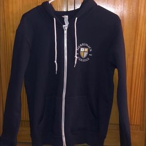 Merrimack college zip up sweatshirt